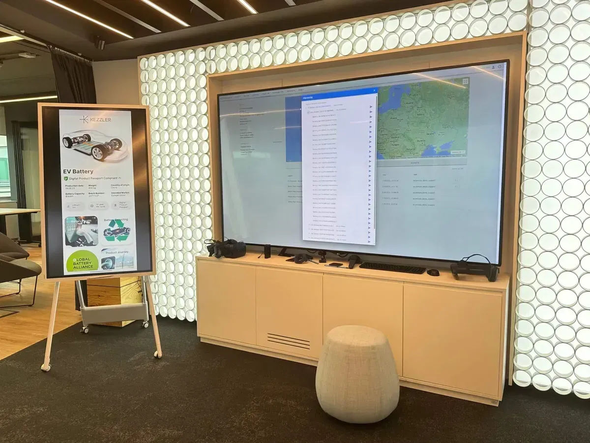 Kezzler in Accenture Milan Industry X Innovation Center