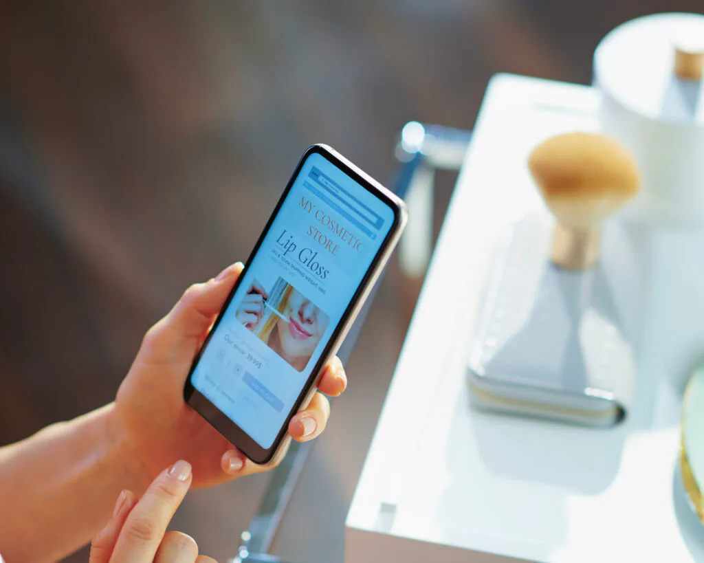 Branded information on phone