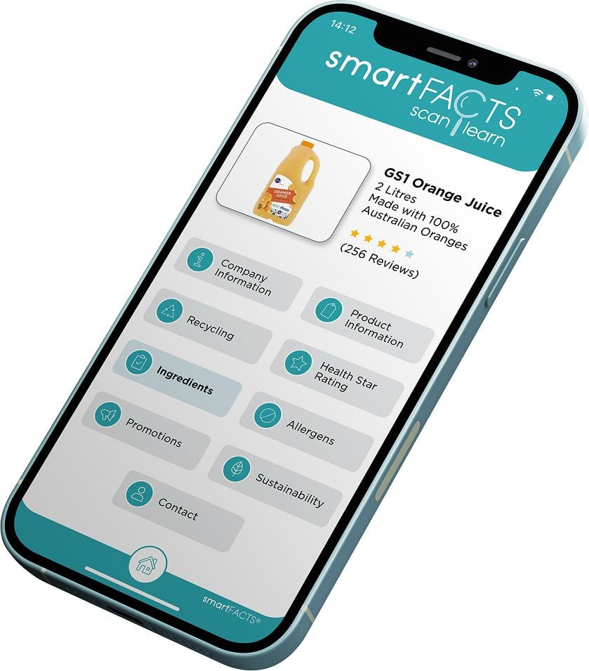 Screen with information, SmartFacts®